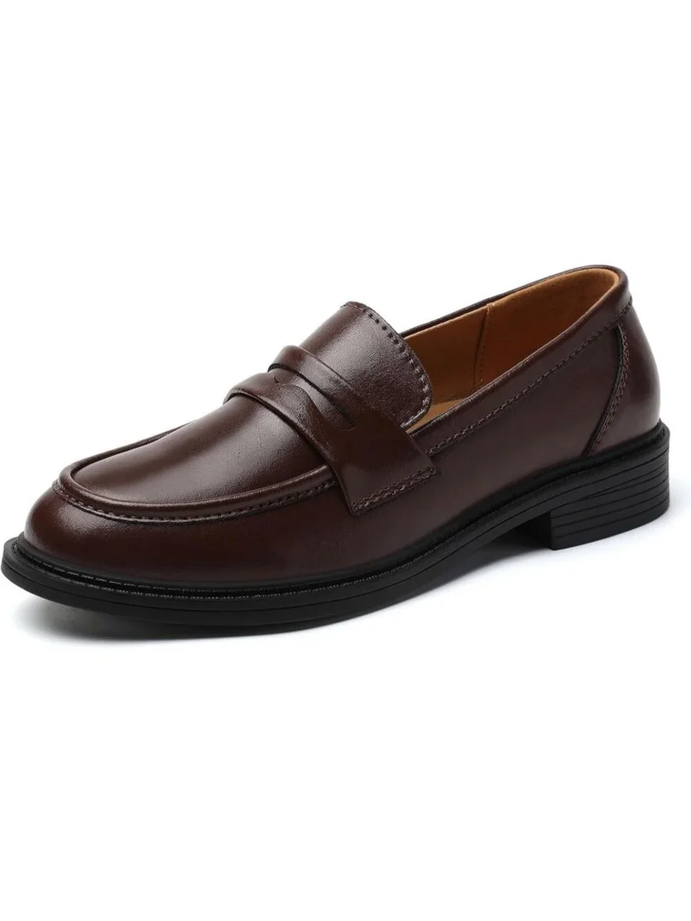 🆕Women's Brown Loafers Black Penny Loafer Business Casual Flats Comfortable